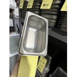 Lot de 10 Stainless Steel Drop-Ins (4'' x 7'')