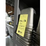 Lot de 10 Drop-Ins (6'' x 7'') acier inox