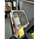 Lot de 10 Drop ins 6" x 7" acier inox