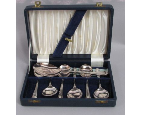 Extensive collection of silver flatware, some boxed, including christening, cake forks, fruit knives, etc 