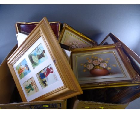 PARCEL OF PAINTINGS &amp; PRINTS including 'Salem', signed G V GADD ETC