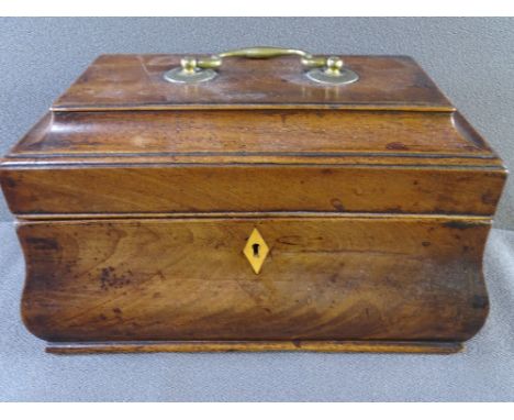 GOOD PERIOD SARCOPHAGUS TEA CADDY