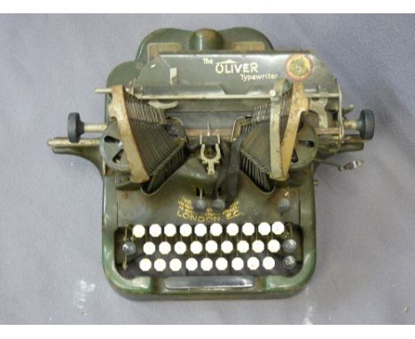 VINTAGE TYPEWRITER MODEL NO9 by the Oliver Typewriter Company, Chicago USA