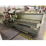 ENGINE LATHE, 22" X 120" KINGSTON MDL. HD-22120, taper, 3-jaw chuck, Newall DRO, Located at 3770 Pol
