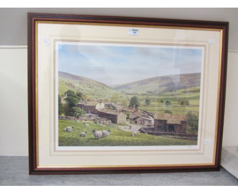 Littondale Yorkshire signed print after  K Melling and The Rotunda Scarborough signed print after Barrie Wright