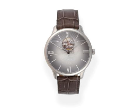 A Limited Edition Stainless Steel Automatic Centre Seconds Wristwatch, signed E Mathey-Tissot &amp; Co, ref: AMH 1886 AS, lim