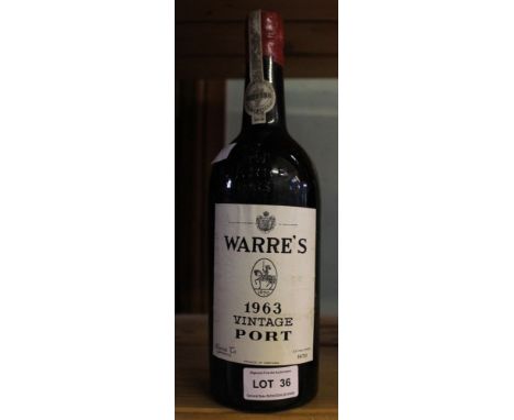 Vintage Warre's port, 1963