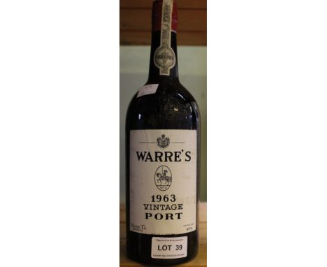 Vintage Warre's port, 1963