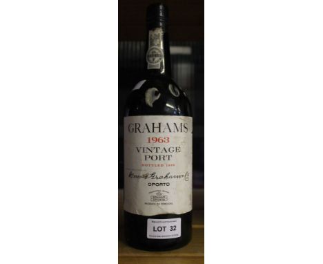 Vintage Graham's port, 1963