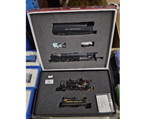 PARAGON SERIES NEW YORK CENTRAL MODEL STEAM ENGINE, SPECTRUM DCC MODEL LOCOMOTIVE WESTERN MARYLAND