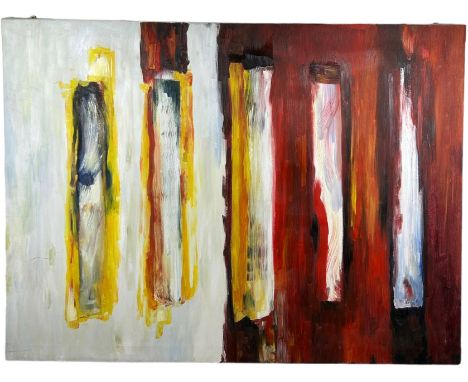 AFTER MARK ROTHKO (1903-1970) A LARGE AND DECORATIVE OIL ON CANVAS ABSTRACT PAINTING160cm x 120cm 