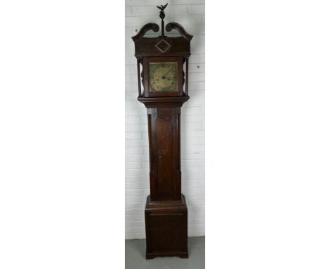 A LARGE 19TH CENTURY GRANDFATHER CLOCK 