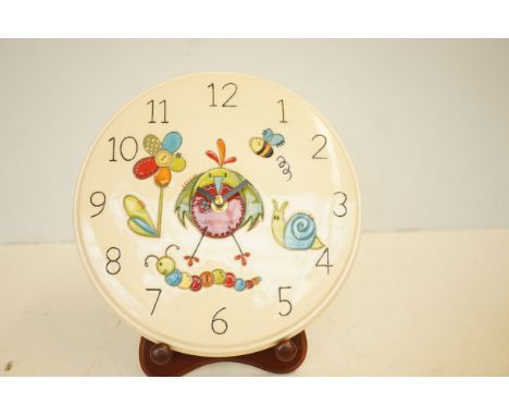 Moorcroft trial clock red dot 2013 Nursery design 