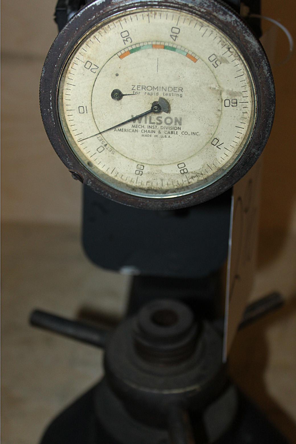 Vintage Rockwell Superficial Hardness Tester C/W Wilson 0100