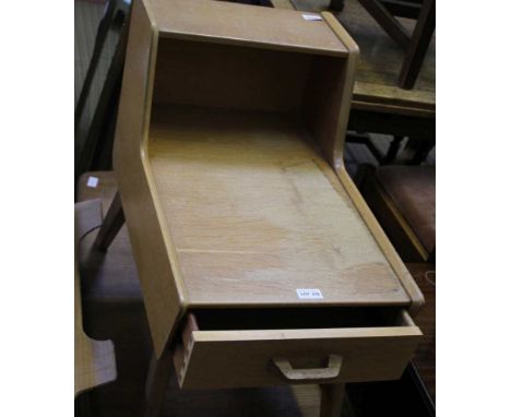 A LIGHT OAK PROBABLE G-PLAN BEDSIDE UNIT 