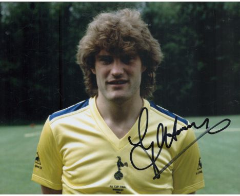 Glen Hoddle signed 10x8 inch Tottenham Hotspur colour photo. Good Condition. All autographs come with a Certificate of Authen