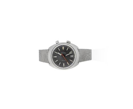 Omega. A stainless steel manual wind chronograph driver's bracelet watchModel: ChronostopReference: 145.010Date: Circa 1969Mo