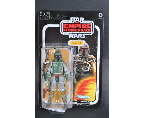 Star Wars - a 2020 Hasbro made Kenner 40th Anniversary Empire Strikes Back ' Boba Fett ' larger scale carded MOC action figur