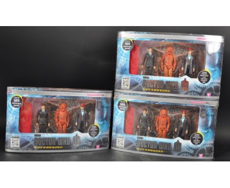 Doctor Who - Character Options - x3 ' The Day Of The Doctor Collector Set ' boxed action figure playsets. 3.75" scale. All fa