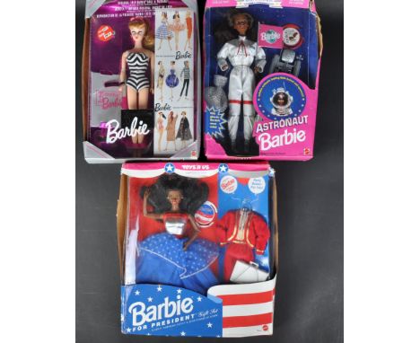 A collection of x3 vintage 1990s Mattel Barbie Dolls comprising; 11590 35th Anniversary set, 3940 Toys R Us Limited Edition B