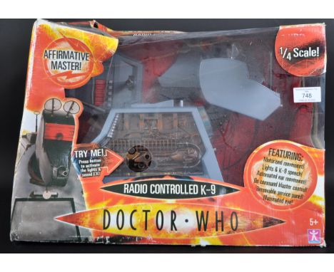 Doctor Who - Character Options - a 1/4 scale Radio Controlled K9 action figure / playset. Large size. Contents appear mint an