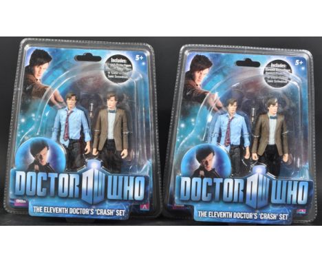 Doctor Who - Character Options - x2 ' The Eleventh Doctor's Crash Set ' twin action figure sets. Factory sealed, contents min