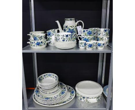 Midwinter Spanish Garden pattern table wares together with a tea and coffee set (approximately 41)  