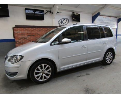 Make &amp; Model: VW Touran Match TDIDate of Reg: KP59EKFColour: Silvercc: 1968MoT: 07-02-2023Fuel Type: DIESELMileage: 87kTr