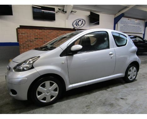 Make &amp; Model: Toyota Aygo ICE VVT 3drDate of Reg: VN61 WZOColour: Silvercc: 998MoT: 03-02-2023Fuel Type: PETROLMileage: 7