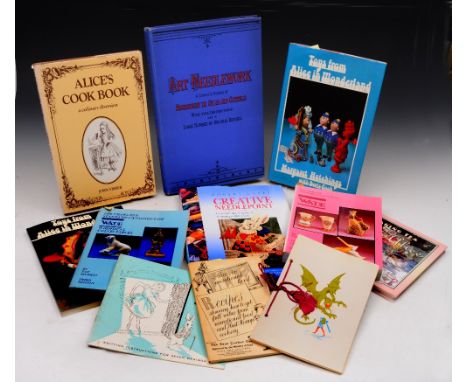 WARD, LOCK, & co. (pub.) Art Needlework. A Complete Manual of Embroidery in Silks & Crewels... inc. an Alice in Wonderland pa