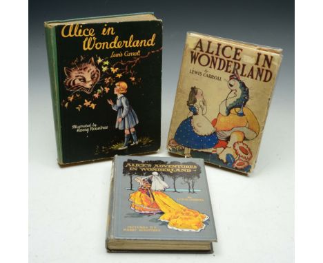 ROUNTREE, Harry, , (Ill.) Alice's Adventures in Wonderland, by Lewis Carroll. Nelson. nd. [1908] 1st thus. 4to. Frontis. & nu