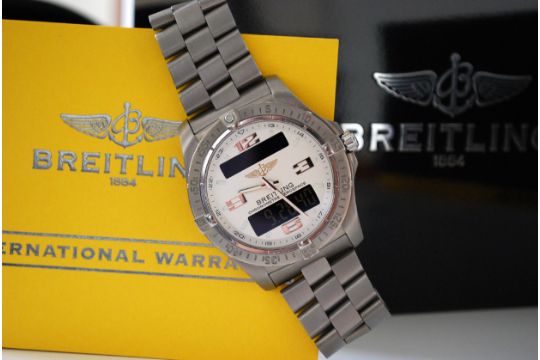 breitling aerospace white dial