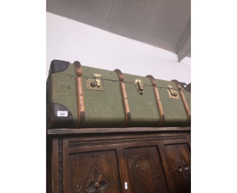A vintage travel trunk 