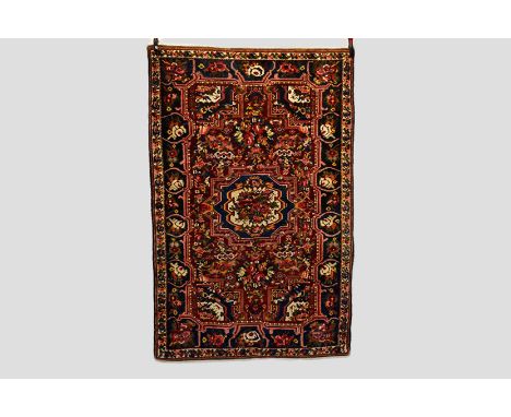 Bakhtiari gol farangi rug, possibly Fareh Donbeh village, Chahar Mahal Valley,  west Persia, circa 1940s-50s,  7ft. 9in. X 5f