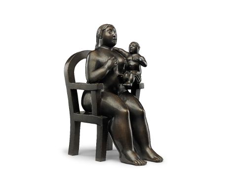 FERNANDO BOTERO (1932-2023)Maternidad signed, stamped with the foundry mark and numbered 'Botero E-A 1/2' (on the back of the