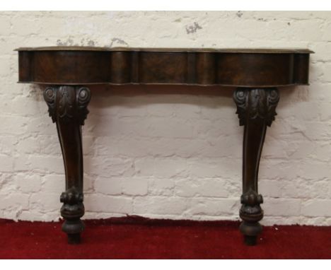 A mahogany cut down Duchess dressing table now formed as a side table.