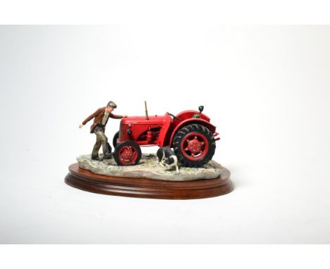 Border Fine Arts 'Golden Memories' (Ferguson 35), model No. B0799 by Ray Ayres and 'Kick Start' (David Brown Cropmaster Tract