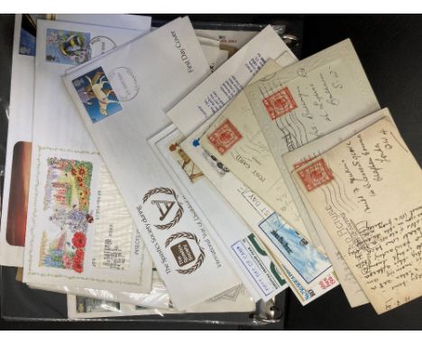 STAMPS Box of approx 300 first day covers and event covers in albums and loose