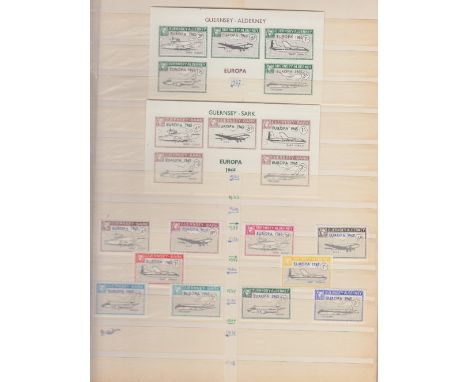 STAMPS WORLD, stockbook with various useful GB local issues incl Storma, Sark, Sanda Island, Davaar Island, Isle of Soay, Isl