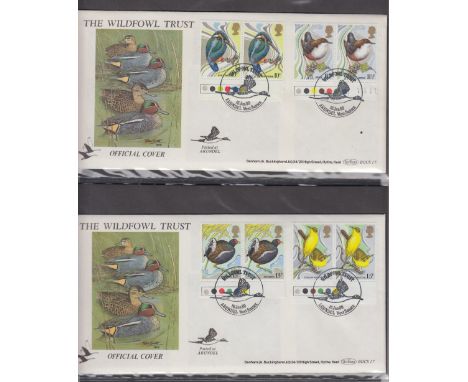 STAMPS FIRST DAY COVERS Two albums of early Benham BOCS official covers including Romney Hythe and Dymchurch Railway, Hampton