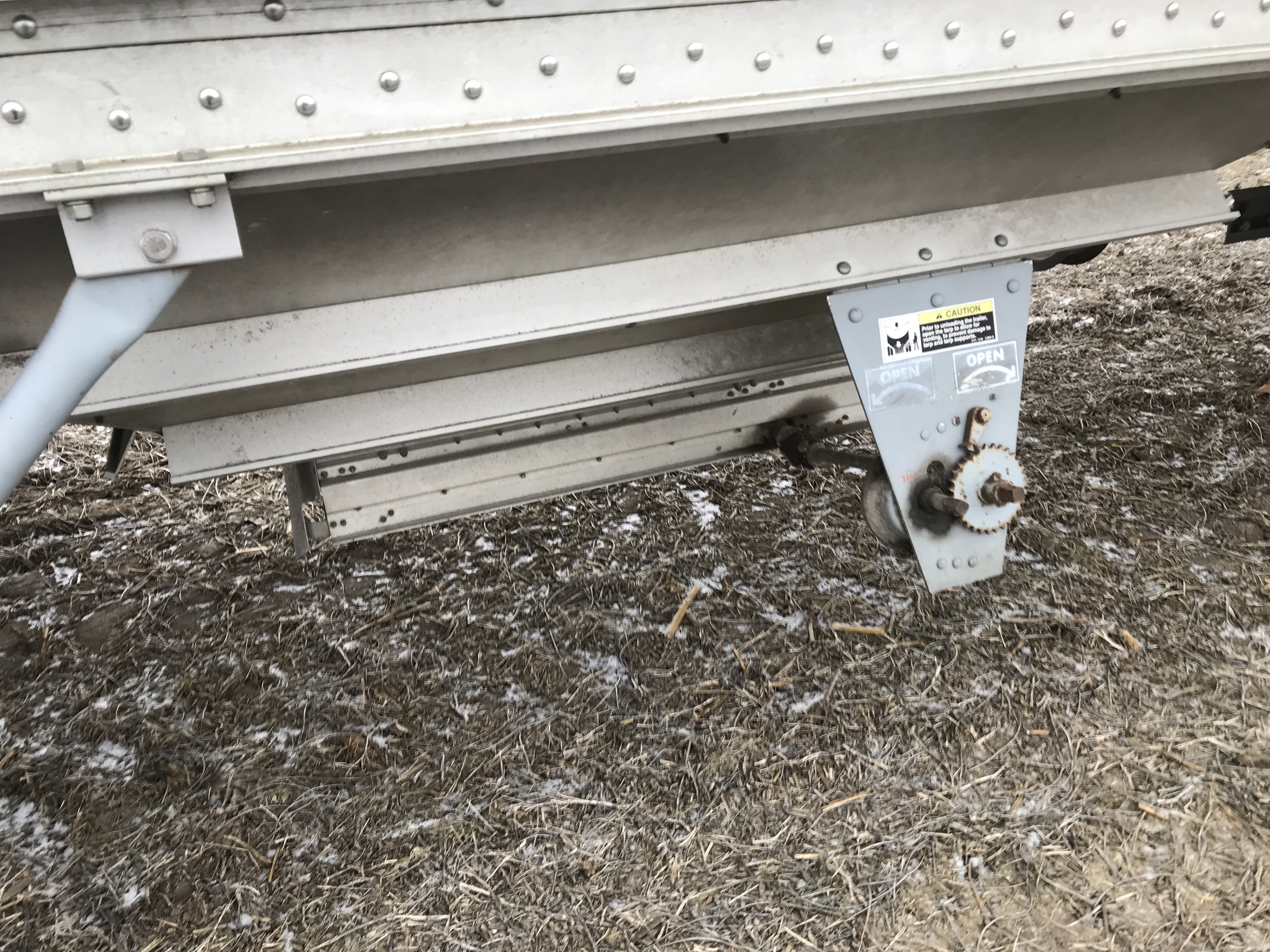 1995 WILSON 40' ALUMINUM HOPPER BOTTOM