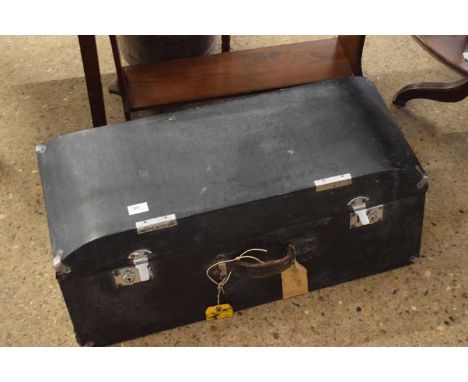 A vintage travel trunk possibly from a vintage car