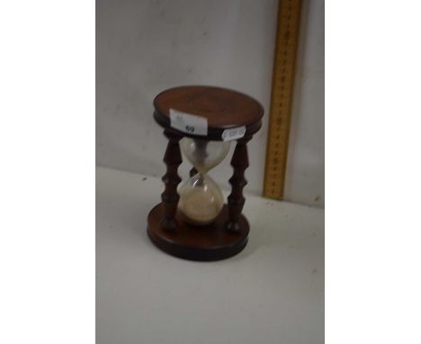 Wooden framed sand timer