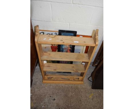 Small pine wall shelf
