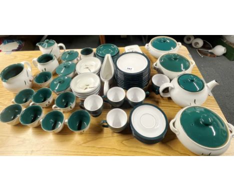 An extensive Denby stoneware part dinner and tea service.
