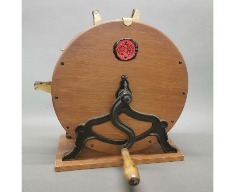 An antique type knife sharpener, H. 40cm.