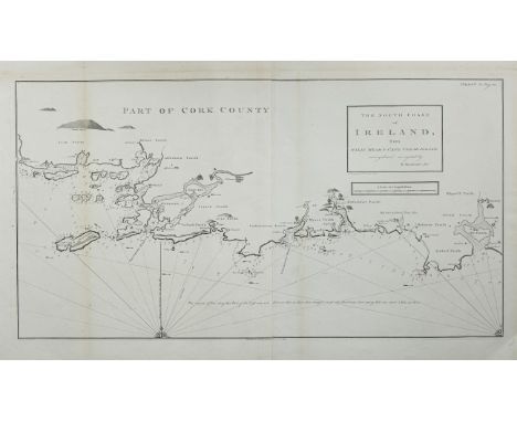 MURDOCH MACKENZIE (1712 - 1797)The South Coast of Ireland from Gally Head to Cape Clear [1776]50 x 90cmSurveyed and navigated