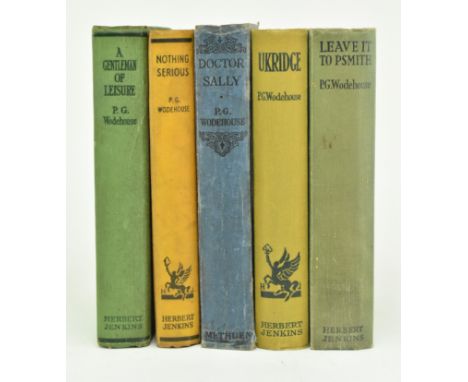 Wodehouse, P. G. - a collection of five first and early editions. Comprising Ukridge (fourth printing publ. Herbert Jenkins),