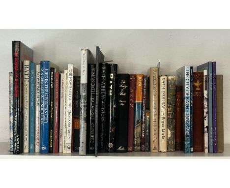 Bath local interest. A collection of books relating to the history of Bath and its surroundings. Including titles on the Roma