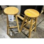 WOOD STOOLS